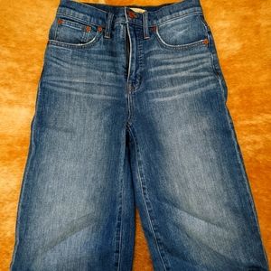 Madewell wide leg crop jeans